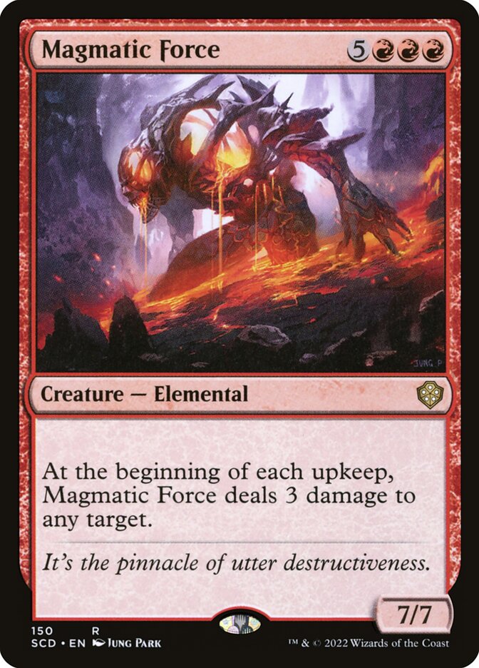 Magmatic Force 150 - Starter Commander Decks MTG card