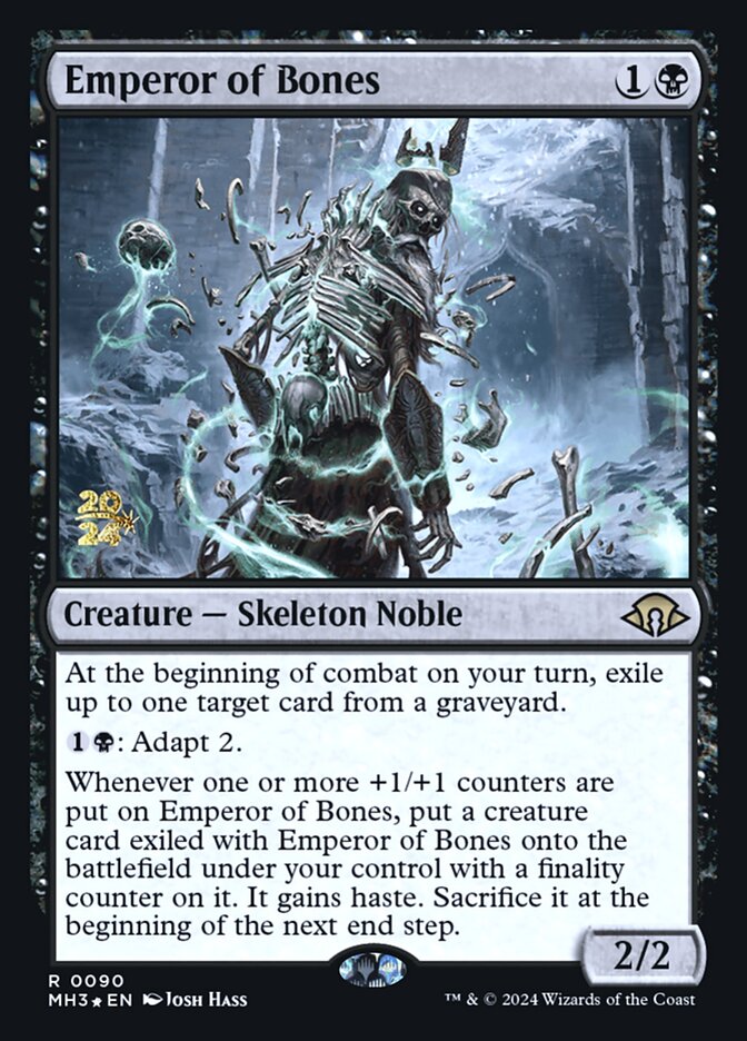 Emperor of Bones 90s - Modern Horizons 3 Promos MTG card