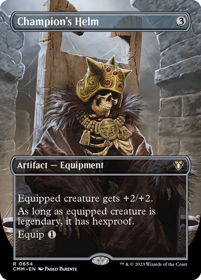 Champion's Helm 654 - Commander Masters MTG card