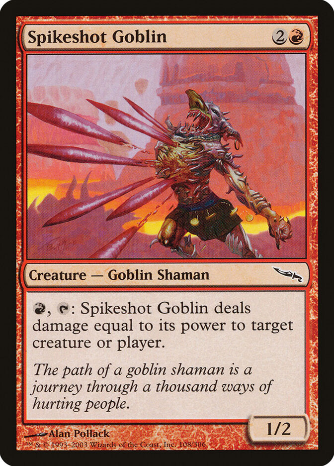 Spikeshot Goblin 108 - Mirrodin MTG card