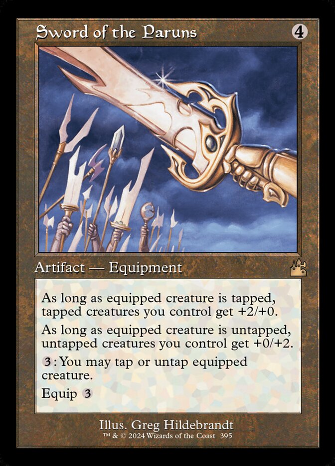 Sword of the Paruns 395 - Ravnica Remastered MTG card