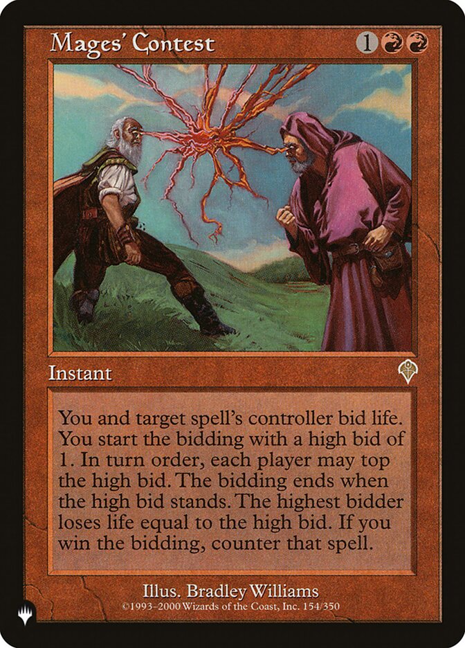 Mages' Contest INV-154 - The List MTG card