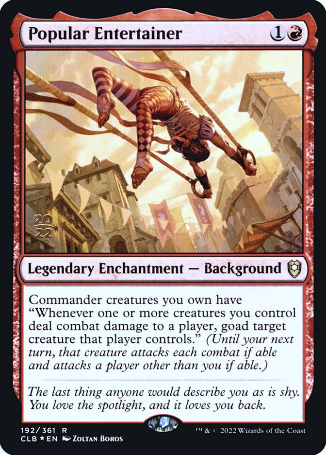 Popular Entertainer 192s - Battle for Baldur's Gate Promos MTG card