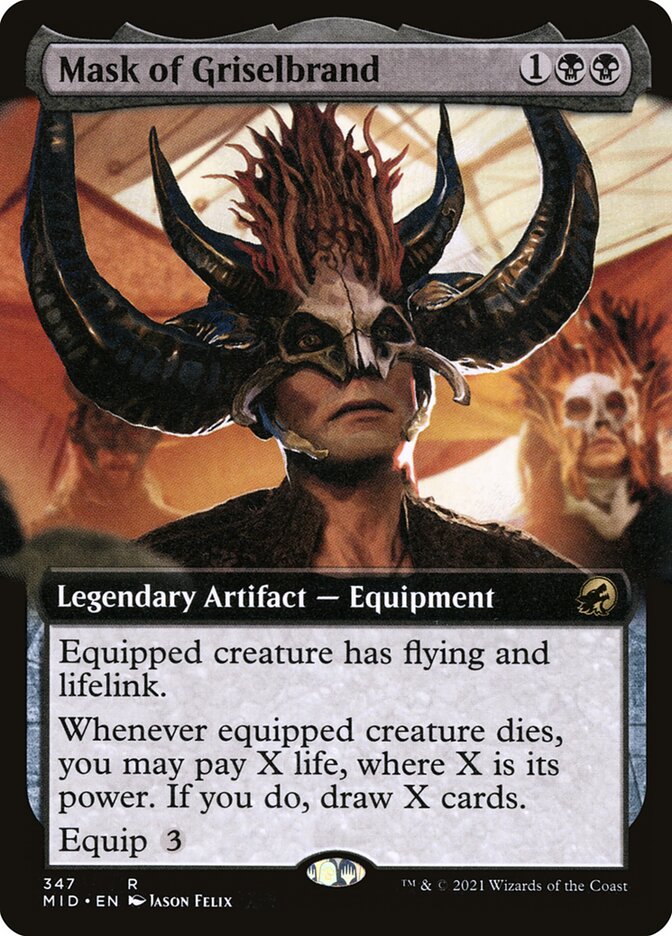 Mask of Griselbrand 347 - Innistrad: Midnight Hunt MTG card