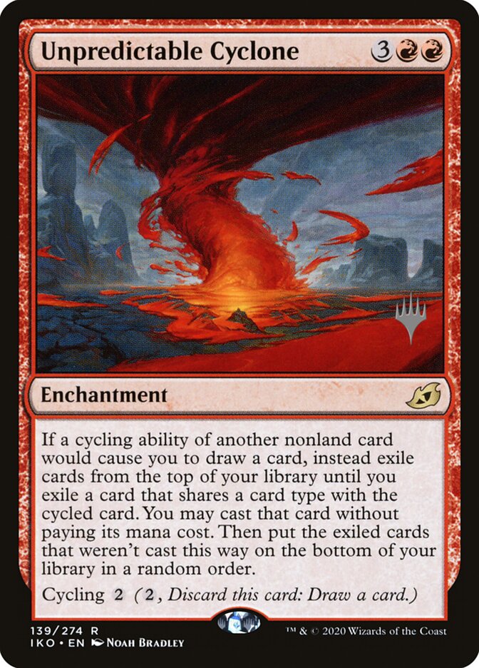 Unpredictable Cyclone 139p - Ikoria: Lair of Behemoths Promos MTG card