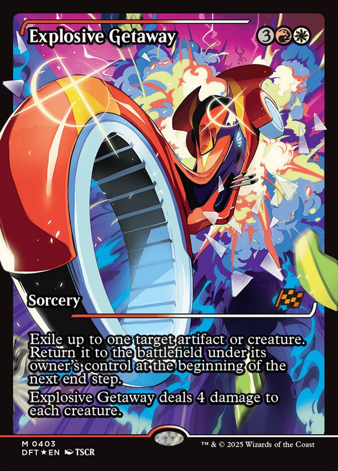 Explosive Getaway 403 - Aetherdrift MTG card