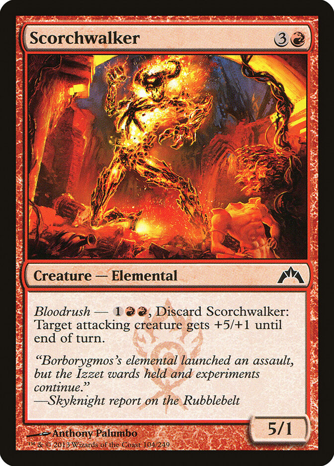 Scorchwalker 104 - Gatecrash MTG card