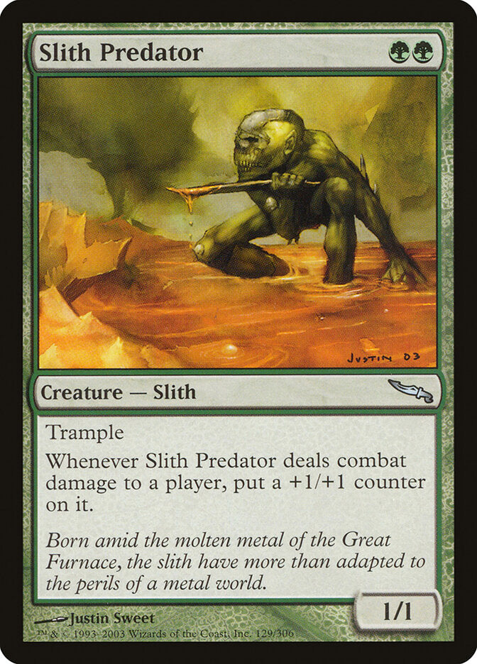 Slith Predator 129 - Mirrodin MTG card