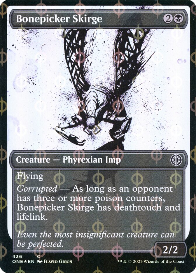 Bonepicker Skirge 436 - Phyrexia: All Will Be One MTG card
