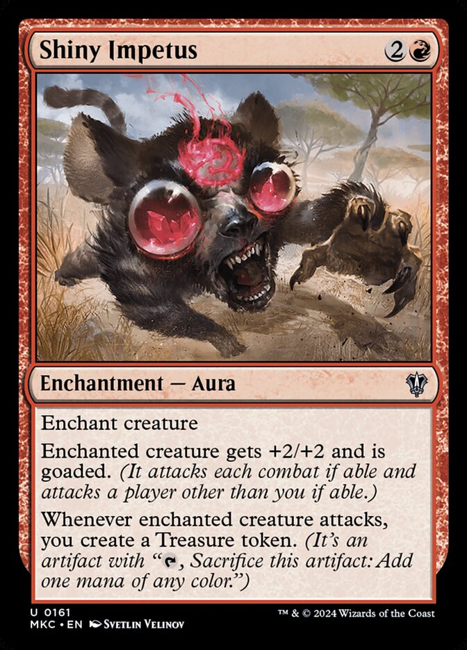 Shiny Impetus 161 - Murders at Karlov Manor Commander MTG card