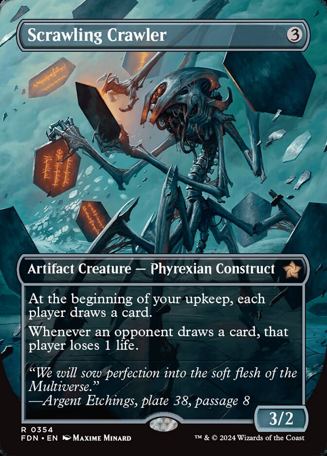 Scrawling Crawler 354 - Foundations MTG card