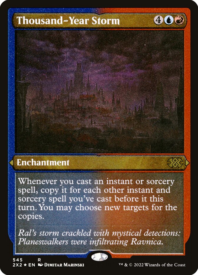 Thousand-Year Storm 545 - Double Masters 2022 MTG card
