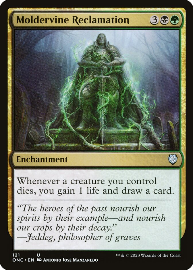 Moldervine Reclamation 121 - Phyrexia: All Will Be One Commander MTG card