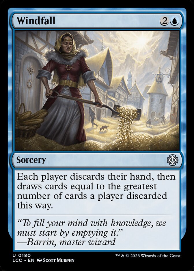 Windfall 180 - The Lost Caverns of Ixalan Commander MTG card