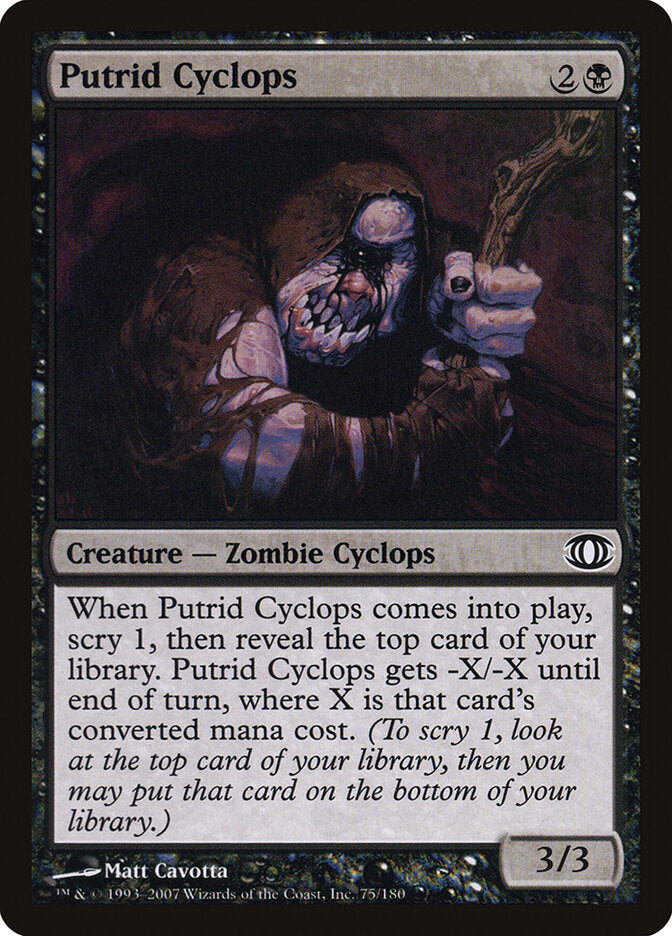Putrid Cyclops 75 - Future Sight MTG card