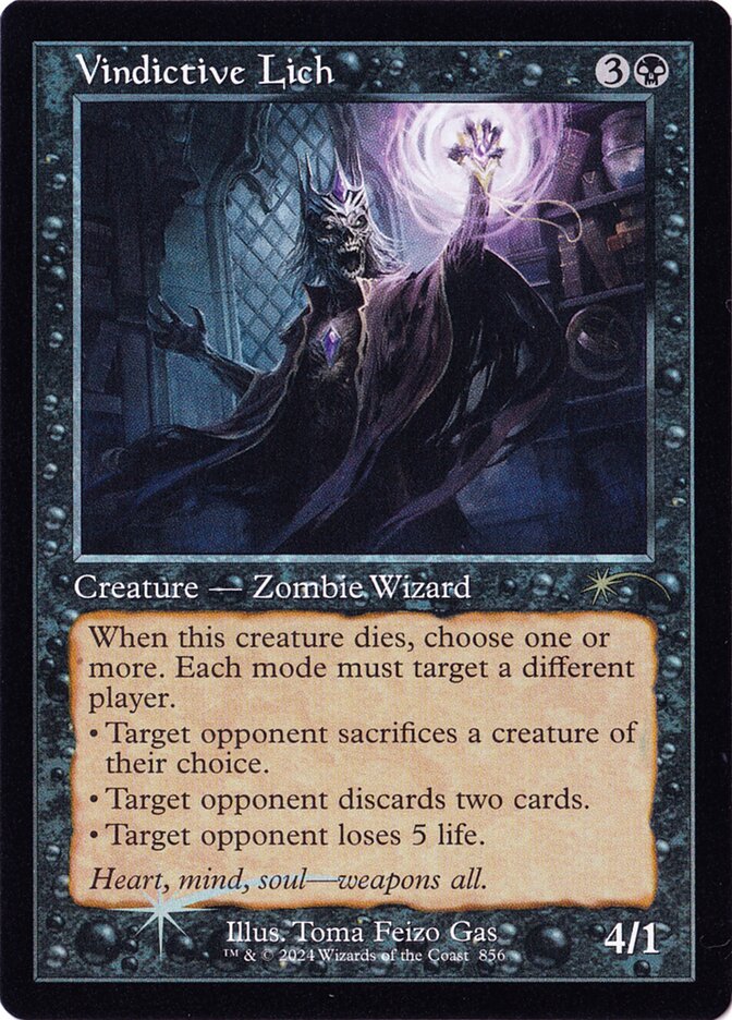 Vindictive Lich 856 - Secret Lair Drop MTG card