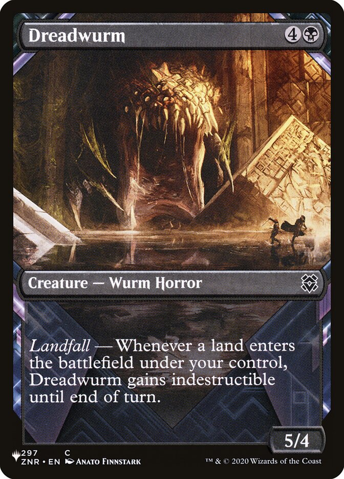 Dreadwurm ZNR-297 - The List MTG card