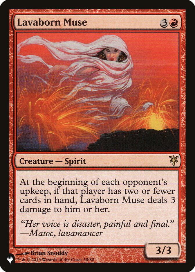 Lavaborn Muse DDK-50 - The List MTG card