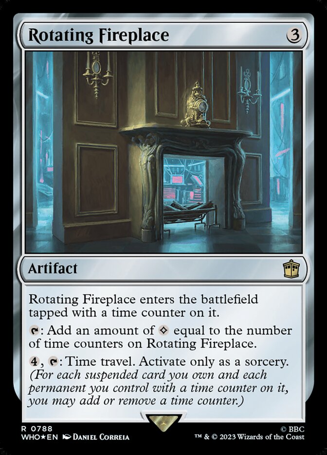 Rotating Fireplace 788 - Doctor Who MTG card