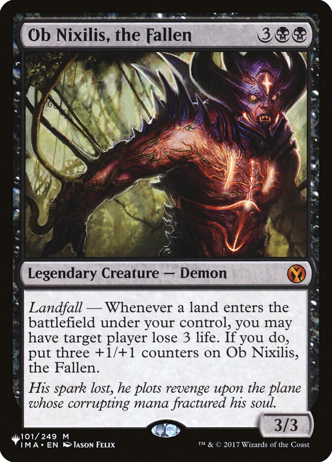 Ob Nixilis, the Fallen IMA-101 - The List MTG card