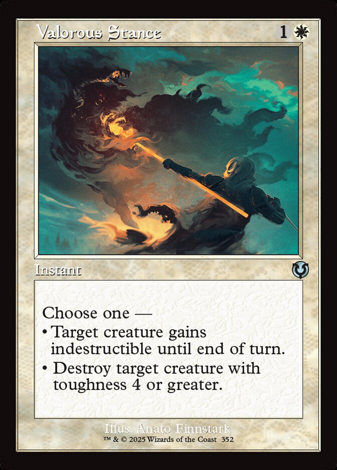 Valorous Stance 352 - Innistrad Remastered MTG card