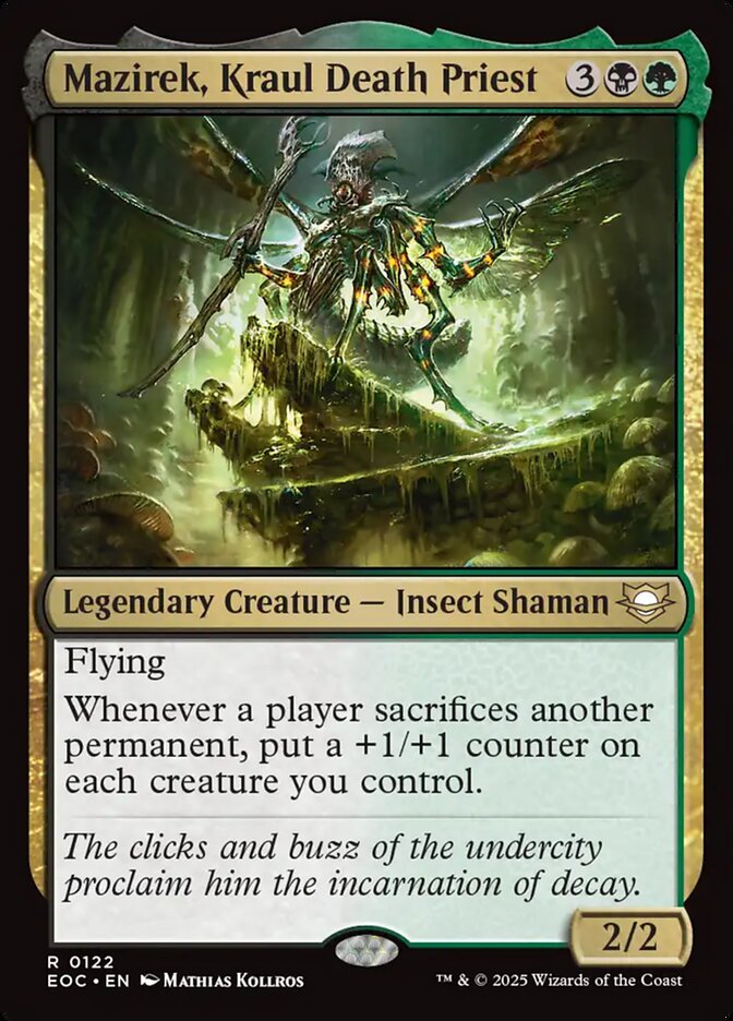 Mazirek, Kraul Death Priest 122 - Edge of Eternities Commander MTG card