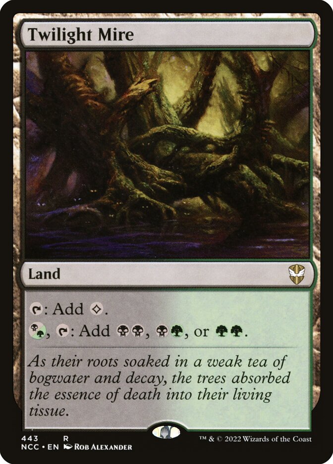 Twilight Mire 443 - New Capenna Commander MTG card