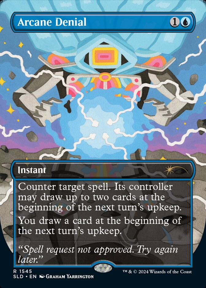 Arcane Denial 1545 - Secret Lair Drop MTG card