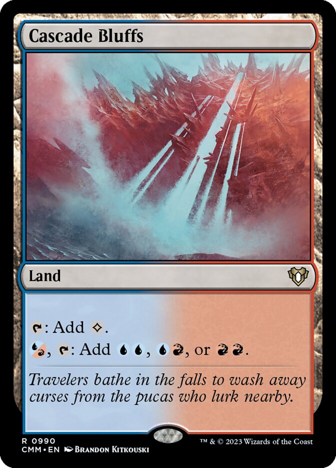 Cascade Bluffs 990 - Commander Masters MTG card