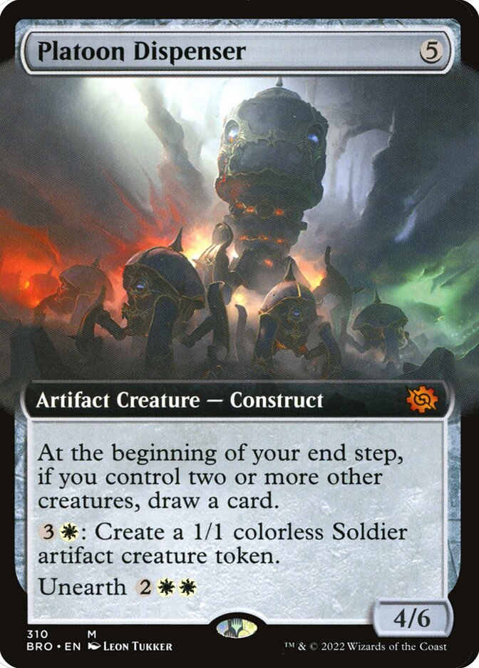 Platoon Dispenser 310 - The Brothers' War MTG card