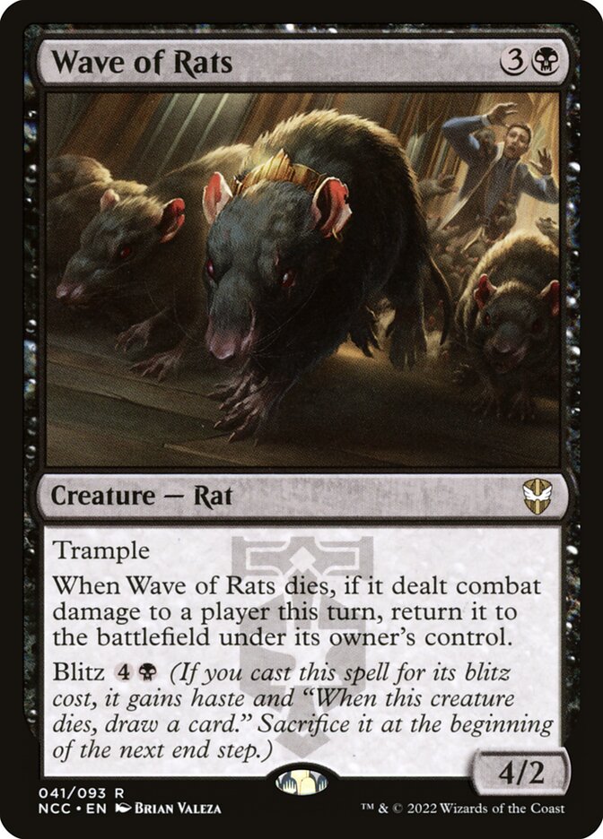 Wave of Rats 41 - New Capenna Commander MTG card