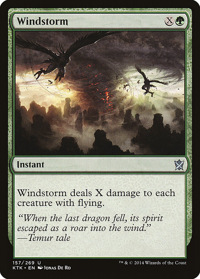 Windstorm 157 - Khans of Tarkir MTG card
