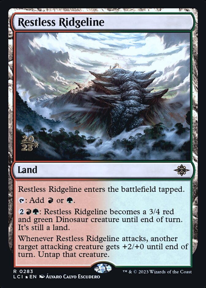 Restless Ridgeline 283s - The Lost Caverns of Ixalan Promos MTG card