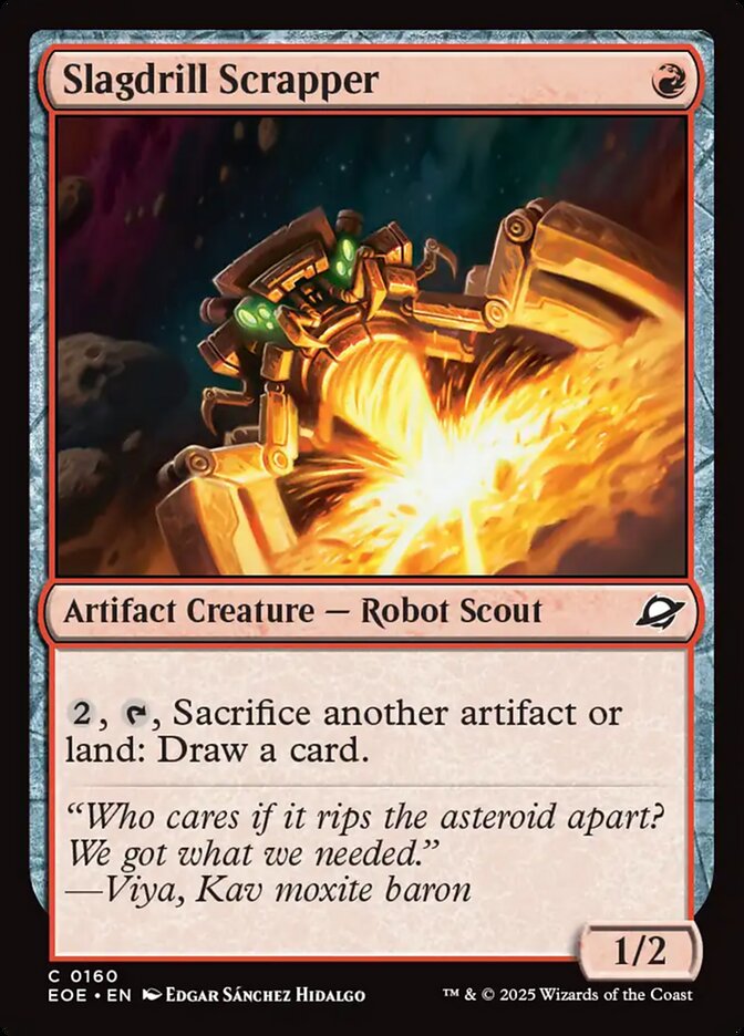 Slagdrill Scrapper 160 - Edge of Eternities MTG card
