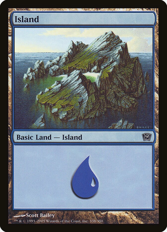 Island 338★ - Ninth Edition MTG card