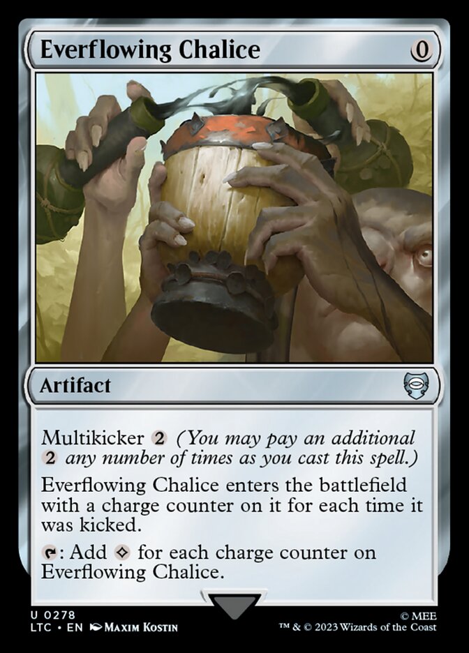 Everflowing Chalice 278 - Tales of Middle-earth Commander MTG card