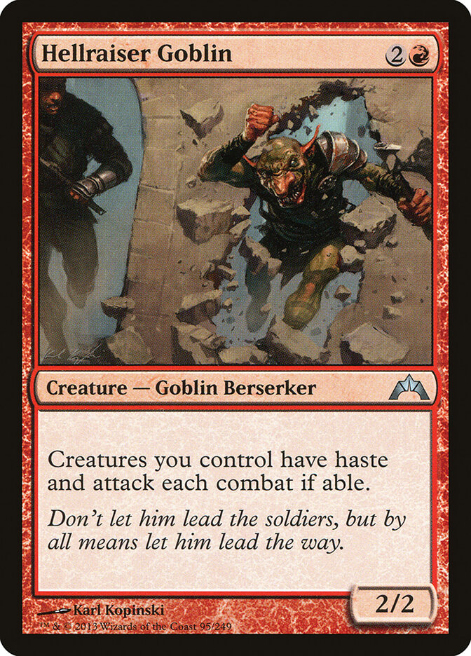 Hellraiser Goblin 95 - Gatecrash MTG card