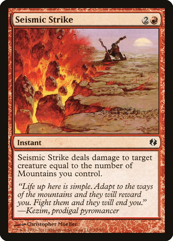 Seismic Strike 70 - Duel Decks: Venser vs. Koth MTG card