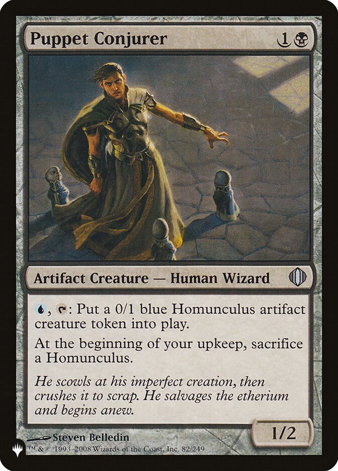 Puppet Conjurer ALA-82 - The List MTG card