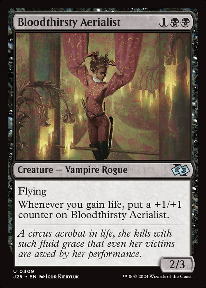 Bloodthirsty Aerialist 409 - Foundations Jumpstart MTG card