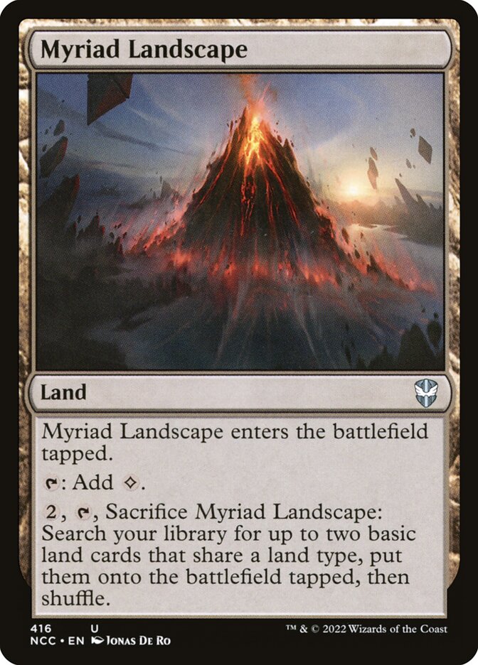 Myriad Landscape 416 - New Capenna Commander MTG card