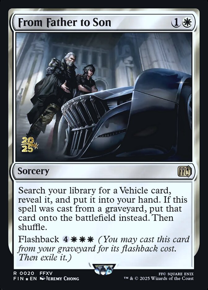 From Father to Son 20s - Final Fantasy Promos MTG card