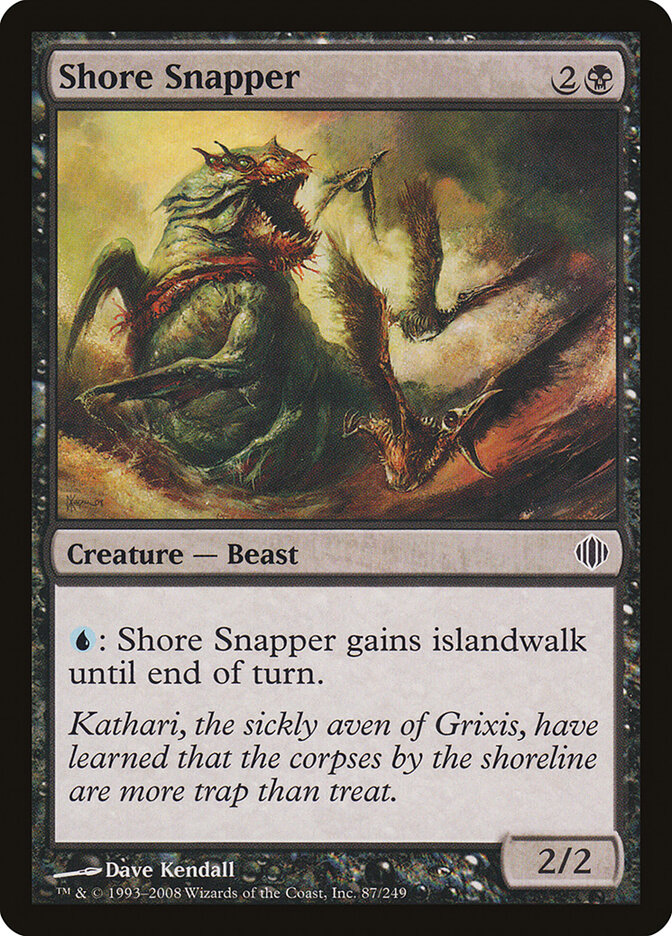 Shore Snapper 87 - Shards of Alara MTG card