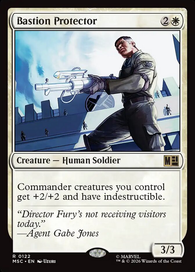 Bastion Protector 122 - Marvel Super Heroes Commander MTG card