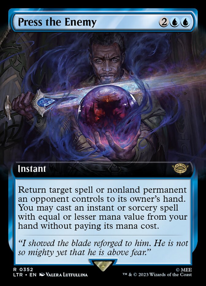 Press the Enemy 352 - The Lord of the Rings: Tales of Middle-earth MTG card