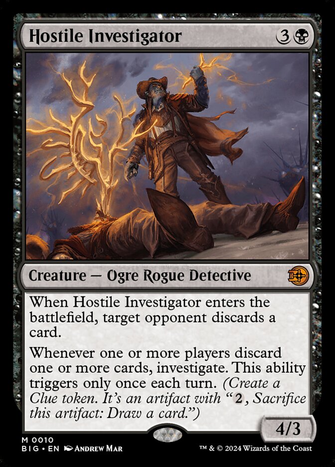 Hostile Investigator 10 - The Big Score MTG card