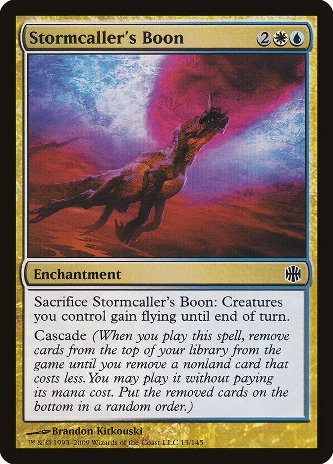 Stormcaller's Boon 13 - Alara Reborn MTG card