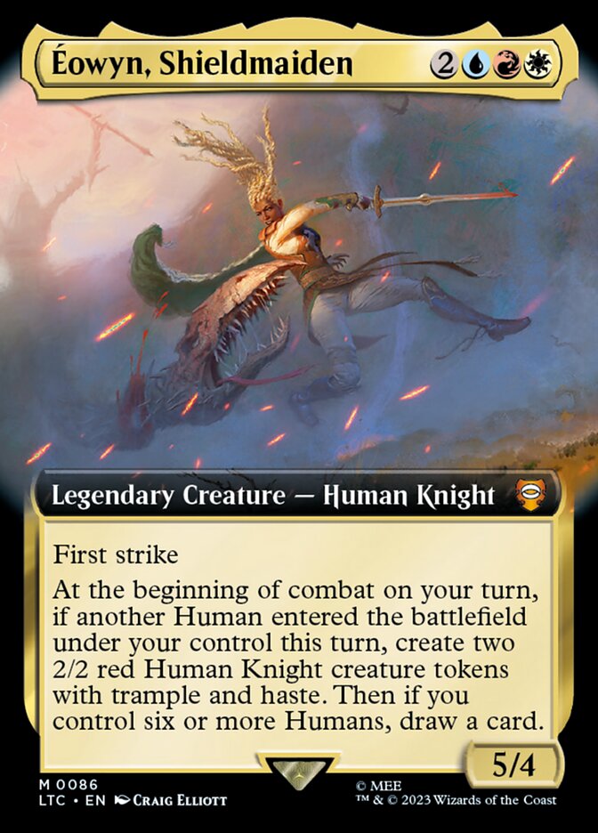 Éowyn, Shieldmaiden 86 - Tales of Middle-earth Commander MTG card