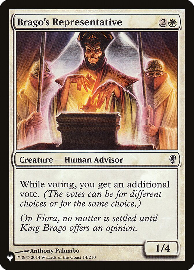 Brago's Representative CNS-14 - The List MTG card