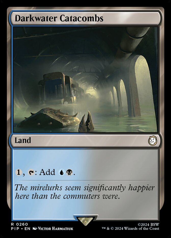 Darkwater Catacombs 260 - Fallout MTG card